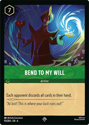 Image of Bend to My Will (93/204) - Azurite Sea Cold Foil