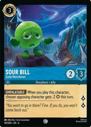 Image of Sour Bill - Surly Henchman (147/204) - Azurite Sea
