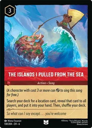 Image of The Islands I Pulled From The Sea (130/204) - Azurite Sea Cold Foil