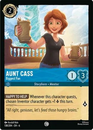 Image of Aunt Cass - Biggest Fan (138/204) - Azurite Sea