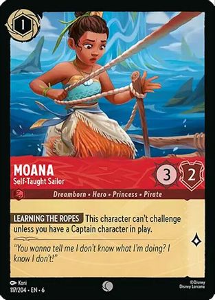 Image of Moana - Self-Taught Sailor (117/204) - Azurite Sea