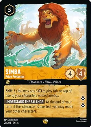 Image of Simba - Pride Protector (20/204) - Azurite Sea