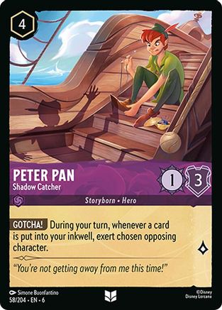 Image of Peter Pan - Shadow Catcher (58/204) - Azurite Sea Cold Foil
