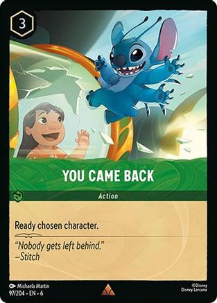 Image of You Came Back (97/204) - Azurite Sea Cold Foil