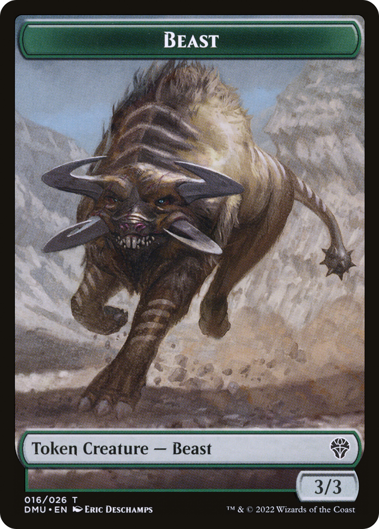 Image of Beast Token (DMU-016) - Dominaria United Tokens