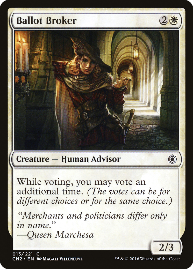 Image of Ballot Broker (CN2-013) - Conspiracy: Take the Crown Foil