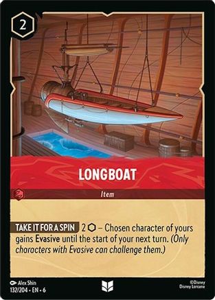 Image of Longboat (132/204) - Azurite Sea Cold Foil
