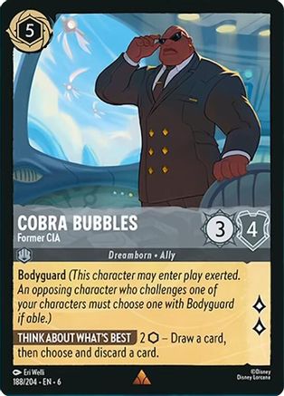 Image of Cobra Bubbles - Former CIA (188/204) - Azurite Sea