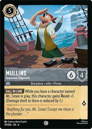 Image of Mullins - Seasoned Shipmate (177/204) - Azurite Sea Cold Foil