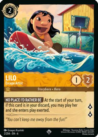Image of Lilo - Escape Artist (2/204) - Azurite Sea