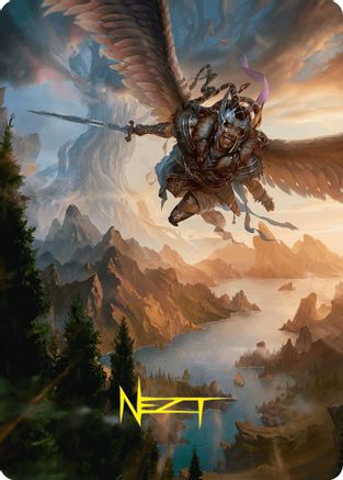 Image of Youthful Valkyrie Art Card (28/54) (Gold-Stamped Signature) (ASFDN-028) - Art Series: Foundations