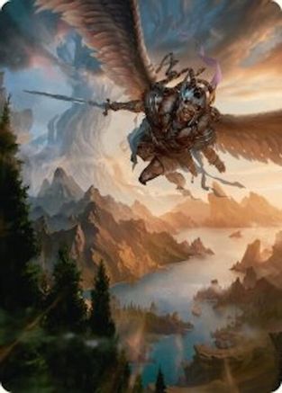 Image of Youthful Valkyrie Art Card (28/54) (ASFDN-028) - Art Series: Foundations