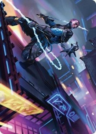 Image of Kaito, Cunning Infiltrator Art Card (51/54) (ASFDN-051) - Art Series: Foundations