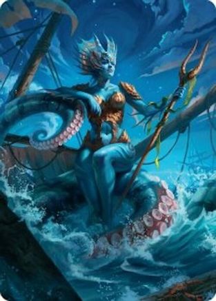 Image of Kiora, the Rising Tide Art Card (30/54) (ASFDN-030) - Art Series: Foundations