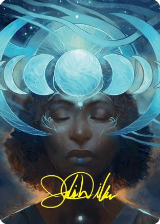 Image of Lunar Insight Art Card (31/54) (Gold-Stamped Signature) (ASFDN-031) - Art Series: Foundations