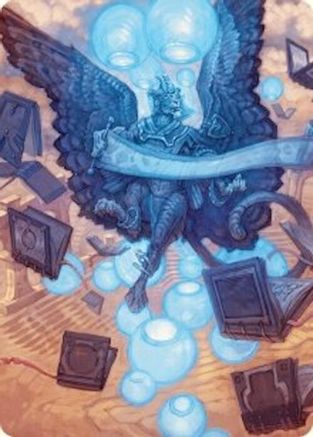 Image of Sphinx of Forgotten Lore Art Card (33/54) (ASFDN-033) - Art Series: Foundations