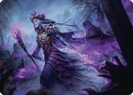 Image of Zul Ashur, Lich Lord Art Card (10/54) (ASFDN-010) - Art Series: Foundations