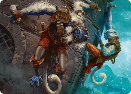 Image of Goblin Boarders Art Card (11/54) (ASFDN-011) - Art Series: Foundations