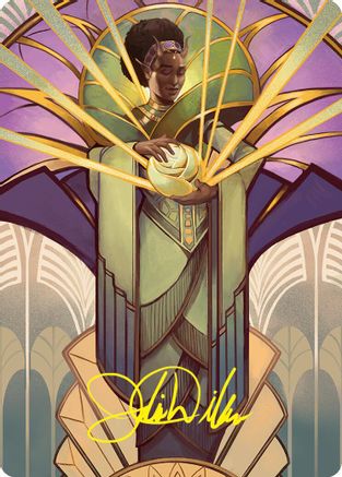 Image of Bloom Tender Art Card (54/54) (Gold-Stamped Signature) (ASFDN-054) - Art Series: Foundations