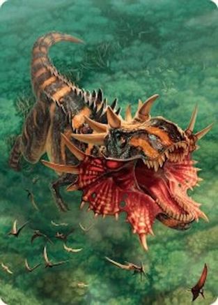 Image of Gigantosaurus Art Card (53/54) (ASFDN-053) - Art Series: Foundations