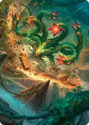 Image of Mossborn Hydra Art Card (42/54) (ASFDN-042) - Art Series: Foundations