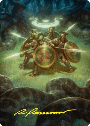 Image of Anthem of Champions Art Card (47/54) (Gold-Stamped Signature) (ASFDN-047) - Art Series: Foundations