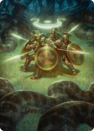 Image of Anthem of Champions Art Card (47/54) (ASFDN-047) - Art Series: Foundations