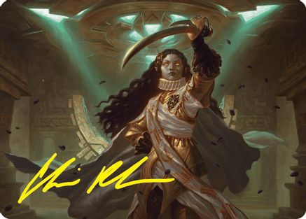 Image of Elenda, Saint of Dusk Art Card (15/54) (Gold-Stamped Signature) (ASFDN-015) - Art Series: Foundations