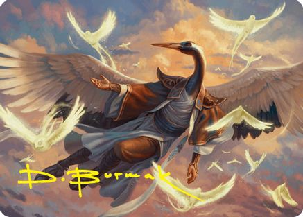 Image of Kykar, Zephyr Awakener Art Card (16/54) (Gold-Stamped Signature) (ASFDN-016) - Art Series: Foundations