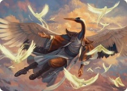 Image of Kykar, Zephyr Awakener Art Card (16/54) (ASFDN-016) - Art Series: Foundations