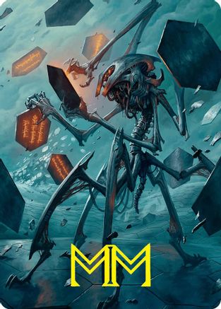 Image of Scrawling Crawler Art Card (50/54) (Gold-Stamped Signature) (ASFDN-050) - Art Series: Foundations