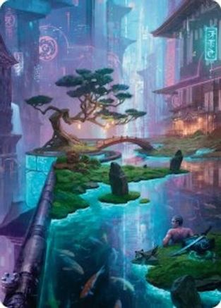 Image of Island Art Card (22/54) (ASFDN-022) - Art Series: Foundations