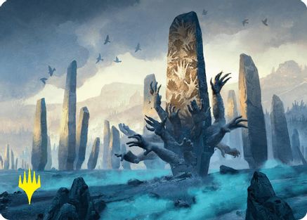 Image of Soulstone Sanctuary Art Card (19/54) (Gold-Stamped Signature) (ASFDN-019) - Art Series: Foundations