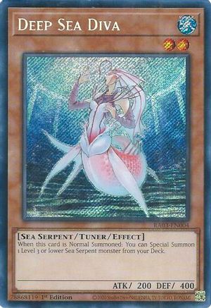 Image of Deep Sea Diva (Secret Rare) (RA03-EN004) - Quarter Century Bonanza 1st Edition