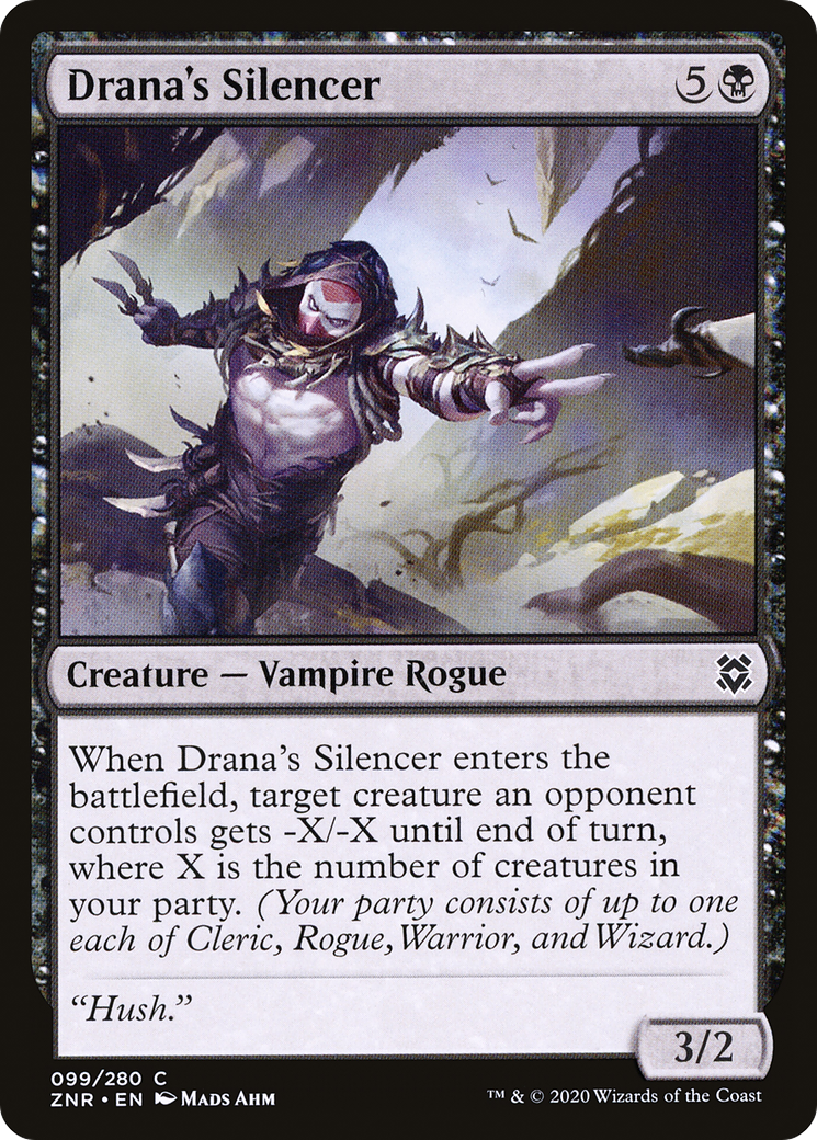 Image of Drana's Silencer (ZNR-099) - Zendikar Rising