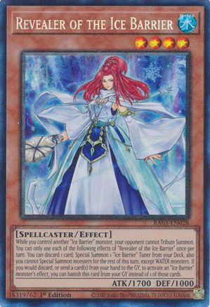 Image of Revealer of the Ice Barrier (PCR) (RA03-EN028) - Quarter Century Bonanza 1st Edition