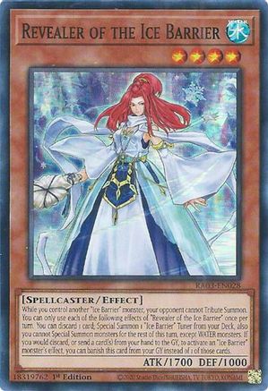 Image of Revealer of the Ice Barrier (RA03-EN028) - Quarter Century Bonanza 1st Edition