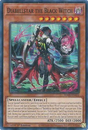 Image of Diabellstar the Black Witch (RA03-EN032) - Quarter Century Bonanza 1st Edition