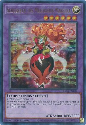 Image of Schuberta the Melodious Maestra (UR) (RA03-EN034) - Quarter Century Bonanza 1st Edition