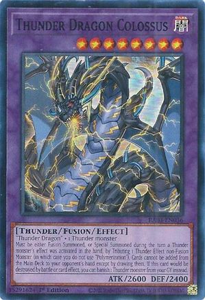 Image of Thunder Dragon Colossus (RA03-EN036) - Quarter Century Bonanza 1st Edition