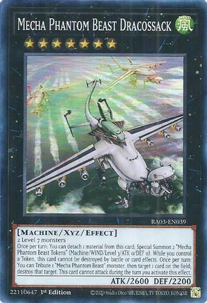 Image of Mecha Phantom Beast Dracossack (RA03-EN039) - Quarter Century Bonanza 1st Edition