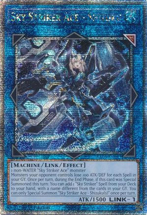 Image of Sky Striker Ace - Shizuku (Quarter Century Secret Rare) (RA03-EN043) - Quarter Century Bonanza 1st Edition