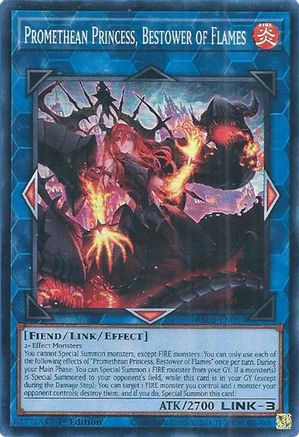 Image of Promethean Princess, Bestower of Flames (RA03-EN050) - Quarter Century Bonanza 1st Edition