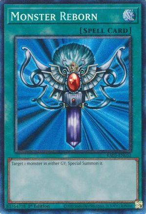 Image of Monster Reborn (PCR) (RA03-EN052) - Quarter Century Bonanza 1st Edition