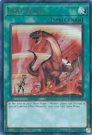 Image of Heat Wave (UR) (RA03-EN058) - Quarter Century Bonanza 1st Edition