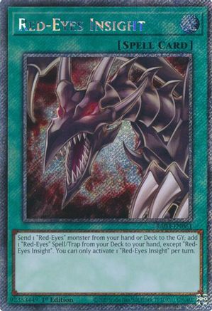 Image of Red-Eyes Insight (Platinum Secret Rare) (RA03-EN061) - Quarter Century Bonanza 1st Edition
