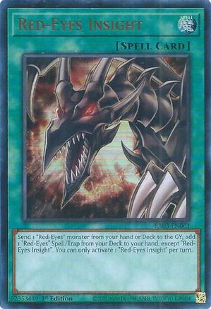 Image of Red-Eyes Insight (UR) (RA03-EN061) - Quarter Century Bonanza 1st Edition