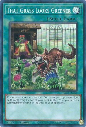 Image of That Grass Looks Greener (RA03-EN063) - Quarter Century Bonanza 1st Edition