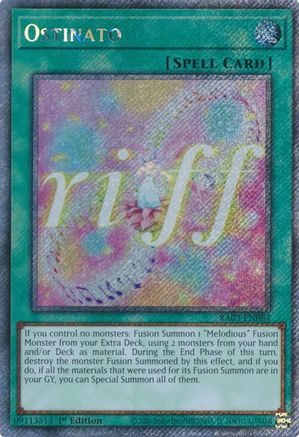 Image of Ostinato (Platinum Secret Rare) (RA03-EN064) - Quarter Century Bonanza 1st Edition