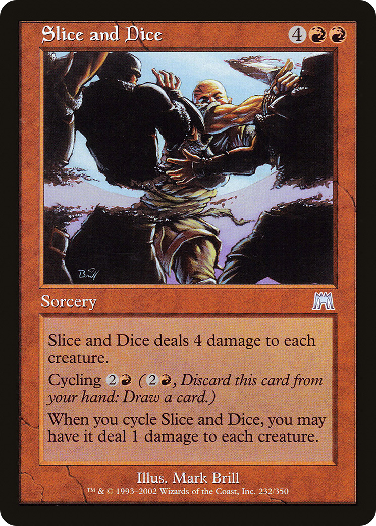 Image of Slice and Dice (ONS-232) - Onslaught Foil